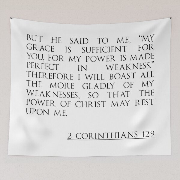 Item preview, 2 Corinthians 12:9 designed and sold by IsraWiss.