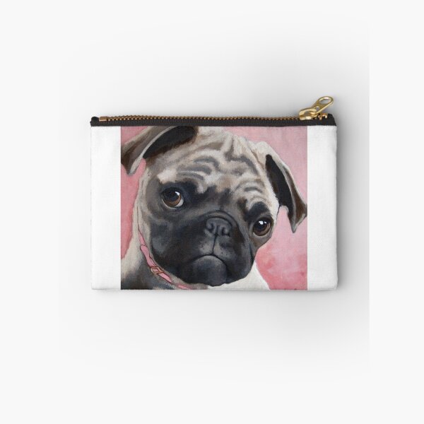 Item preview, Bailey - Pug dog portrait animal painting designed and sold by LindaAppleArt.