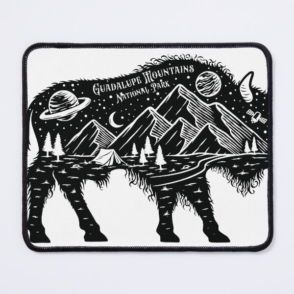 Item preview, Guadalupe Mountains National Park Starry Sky Bison designed and sold by JordanHolmes.