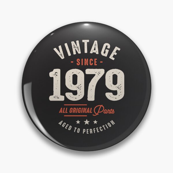 Item preview, Vintage Since 1979 - 43rd Birthday Retro Classic designed and sold by cidolopez.