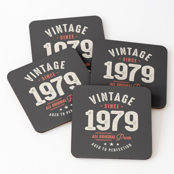 Item preview, Vintage Since 1979 - 43rd Birthday Retro Classic designed and sold by cidolopez.