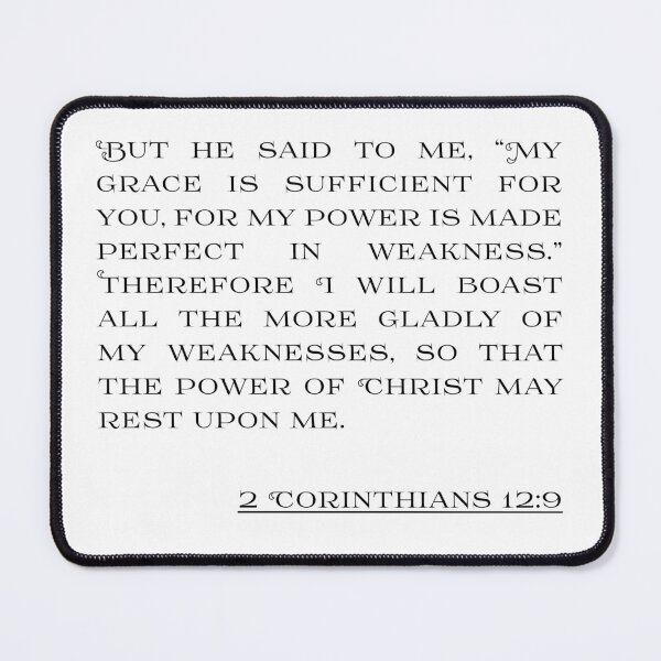 Item preview, 2 Corinthians 12:9 designed and sold by IsraWiss.