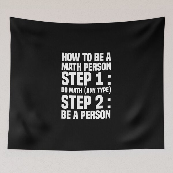 Item preview, How To Be A Math Person designed and sold by TheBestArt2022.