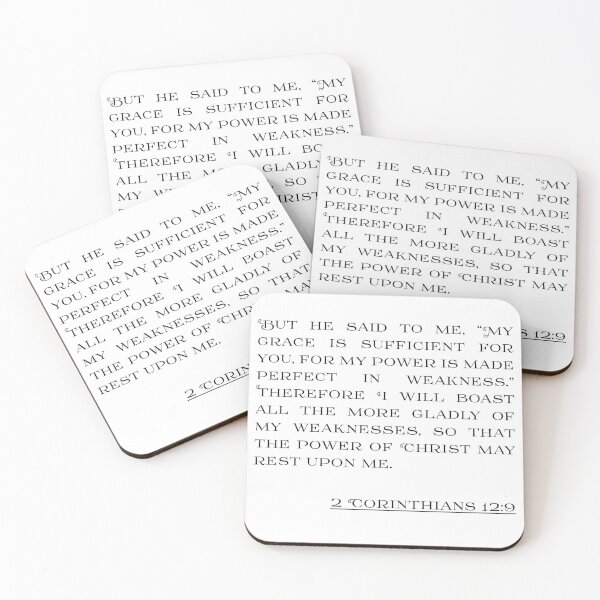 Item preview, 2 Corinthians 12:9 designed and sold by IsraWiss.