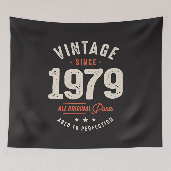 Item preview, Vintage Since 1979 - 43rd Birthday Retro Classic designed and sold by cidolopez.