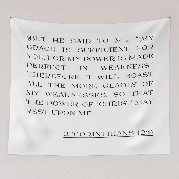 Item preview, 2 Corinthians 12:9 designed and sold by IsraWiss.