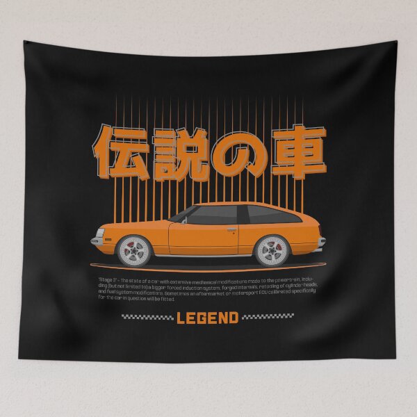 Item preview, Tuner Orange Celica MK2 JDM designed and sold by goldentuners.