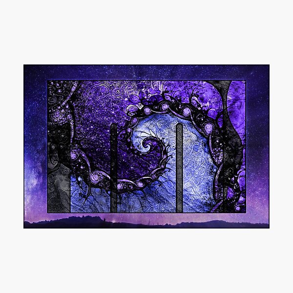 Nocturne of Scorpio -- Fractal Astrology Photographic Print
