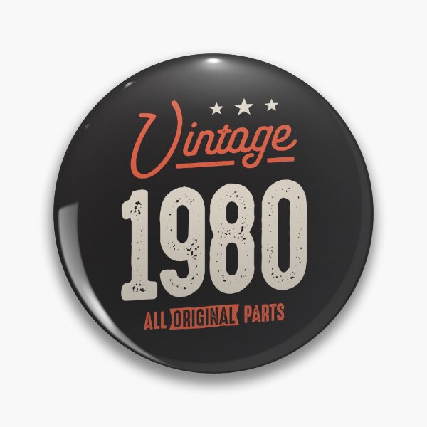 Item preview, Vintage Born in 1980 - 42nd Birthday Retro Classic designed and sold by cidolopez.