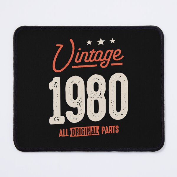 Item preview, Vintage Born in 1980 - 42nd Birthday Retro Classic designed and sold by cidolopez.