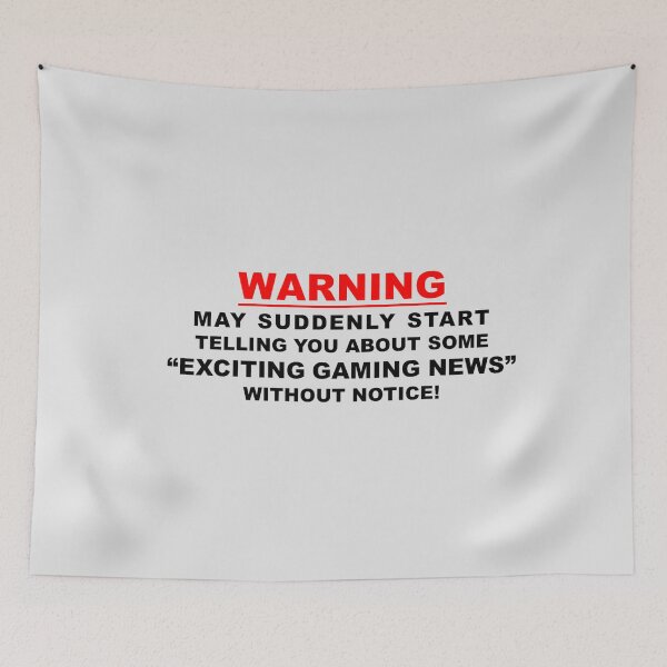 Item preview, GAMER WARNING  designed and sold by THE AMERICAN TEEVANGELIST.