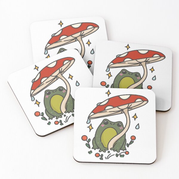 Item preview, Cute little mushroom frog design designed and sold by moonbean-art.