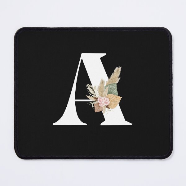 Item preview, letter a floral designed and sold by LU NA.