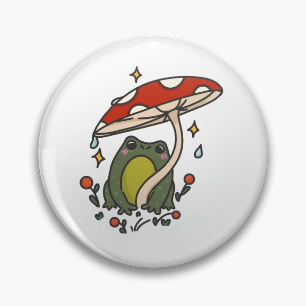 Item preview, Cute little mushroom frog design designed and sold by moonbean-art.