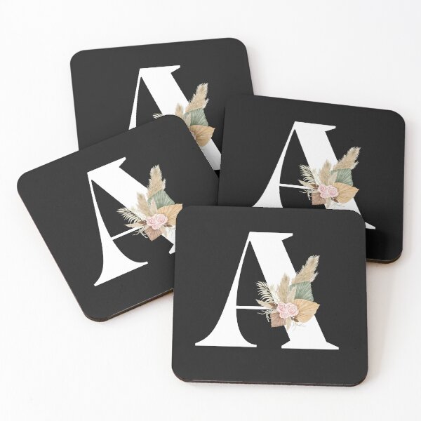 Item preview, letter a floral designed and sold by LU NA.