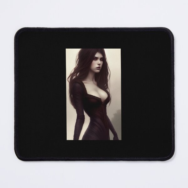 Item preview, Sexy Vampire Lady Alluring Seductress Beautiful Artwork  Classic T-Shirt designed and sold by TraccSmith.