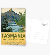 Vintage poster -Tasmania Postcards