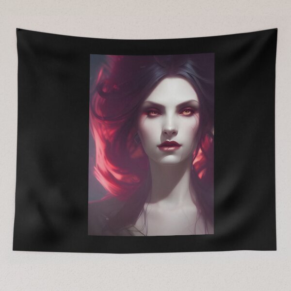 Item preview, Sexy Brunette Vampire Seductress Artwork  Classic T-Shirt designed and sold by JimHardman.