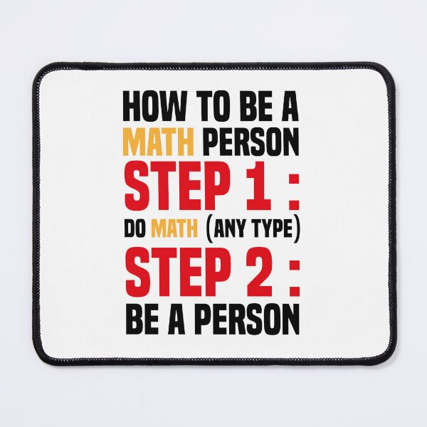 Item preview, How To Be A Math Person designed and sold by TheBestArt2022.
