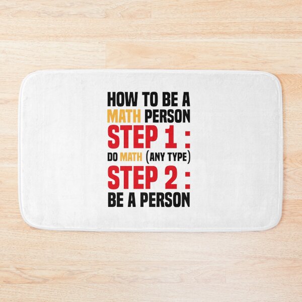 Item preview, How To Be A Math Person designed and sold by TheBestArt2022.