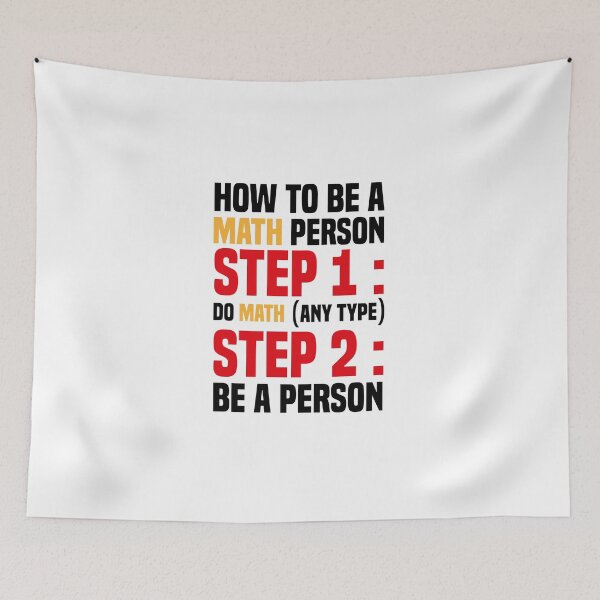 Item preview, How To Be A Math Person designed and sold by TheBestArt2022.