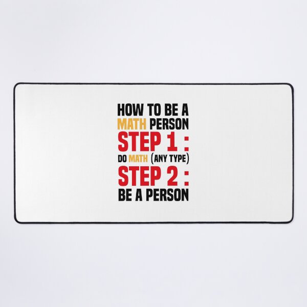 Item preview, How To Be A Math Person designed and sold by TheBestArt2022.