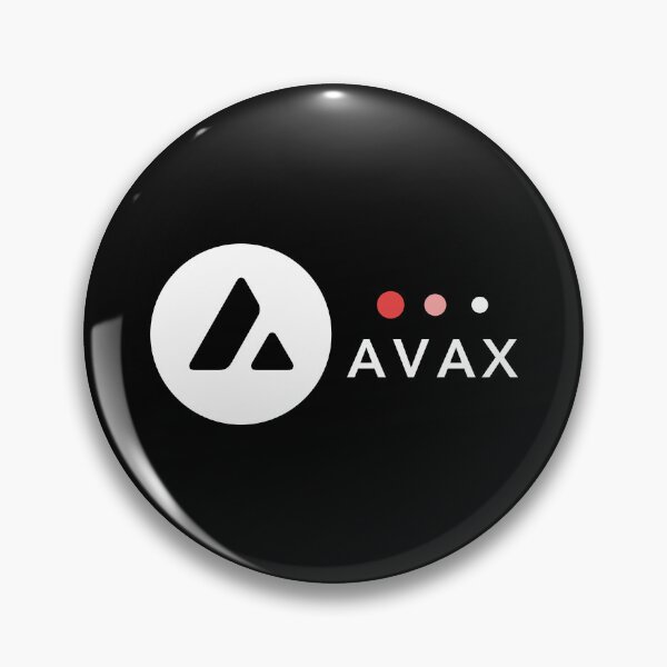 Item preview, Avalanche AVAX Crypto Altcoin - Modern Abstract Design designed and sold by CryptoMoods.
