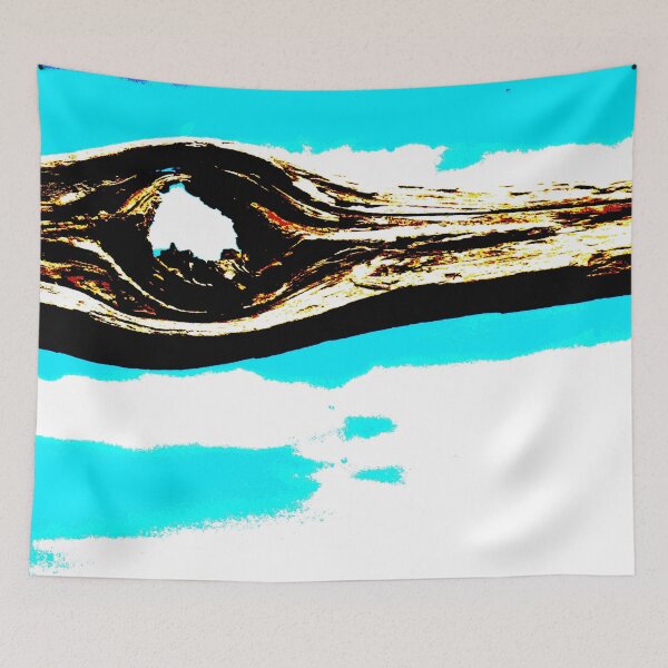 Item preview, Abstract Wood Knot  Hole and Sky Polarized designed and sold by Nalinne Jones.