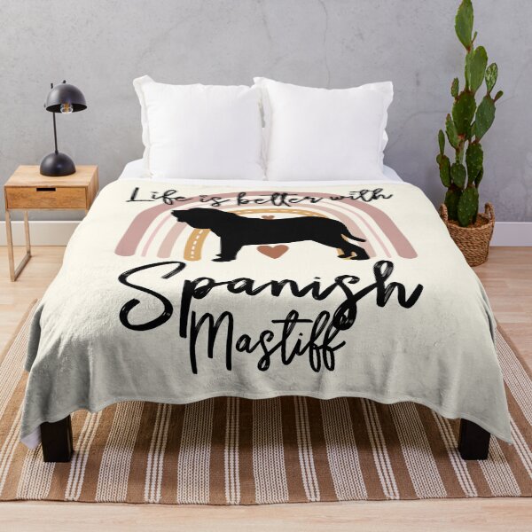 Item preview, Spanish Mastiff Dog Rainbow Aesthetic Boho designed and sold by rafaeltto.