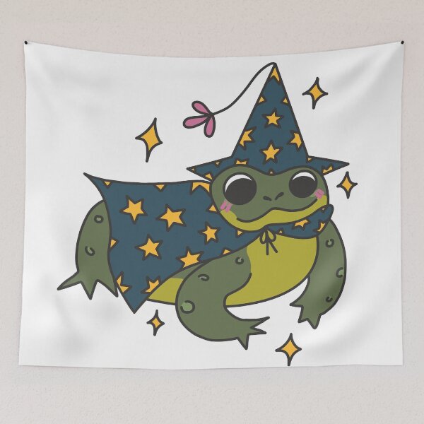 Item preview, Cute little wizard toad design designed and sold by moonbean-art.