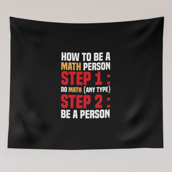 Item preview, How To Be A Math Person designed and sold by TheBestArt2022.