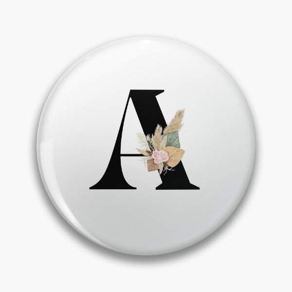 Item preview, letter a floral designed and sold by LU NA.