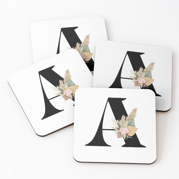 Item preview, letter a floral designed and sold by LU NA.