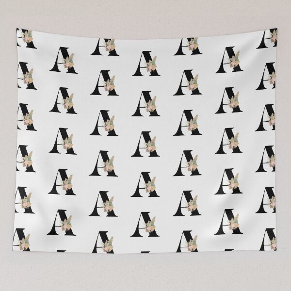 Item preview, letter a floral designed and sold by LU NA.