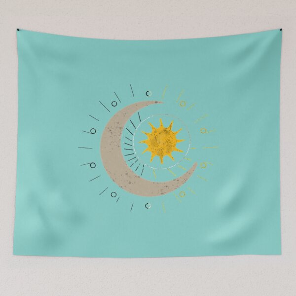 Item preview, White MoonYellow Sun Inspired by Valkyrae Merch23png designed and sold by NewtonKlocko.