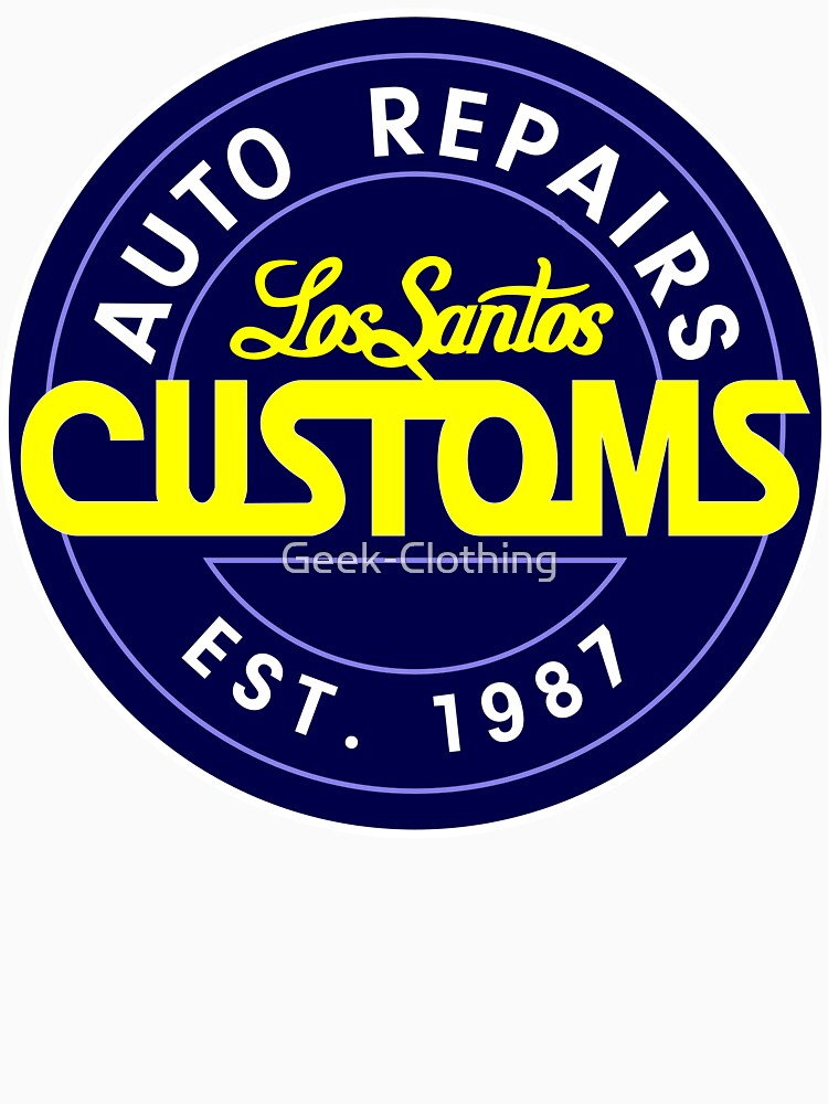 Los Santos Customs Neon Essential T-Shirt for Sale by Power Up Prints