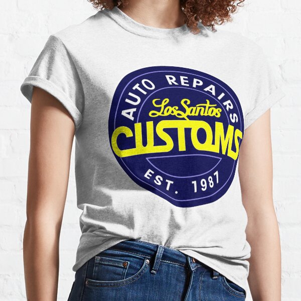 Los Santos Customs Neon Essential T-Shirt for Sale by Power Up Prints