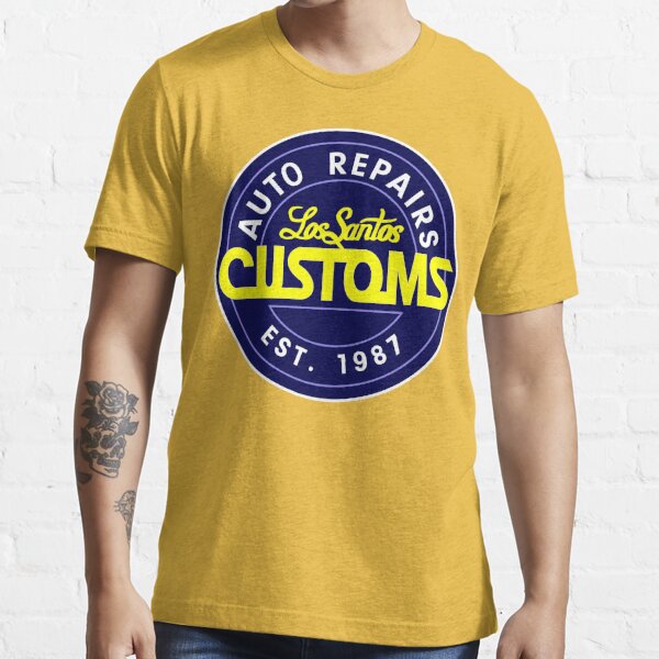 Los Santos Customs Neon Essential T-Shirt for Sale by Power Up Prints