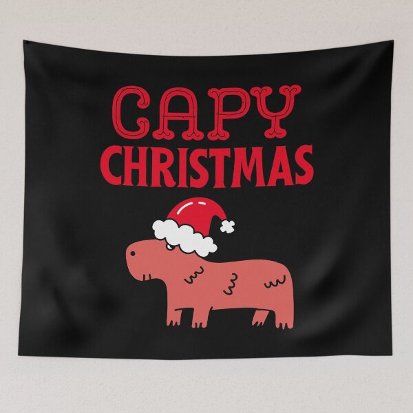 Item preview, Capy Christmas designed and sold by LiToDesignCo.