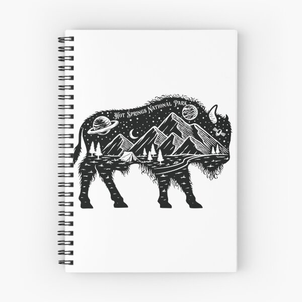 Item preview, Hot Springs National Park Starry Sky Bison designed and sold by JordanHolmes.