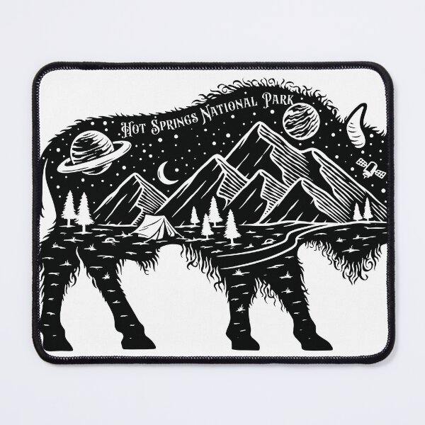 Item preview, Hot Springs National Park Starry Sky Bison designed and sold by JordanHolmes.