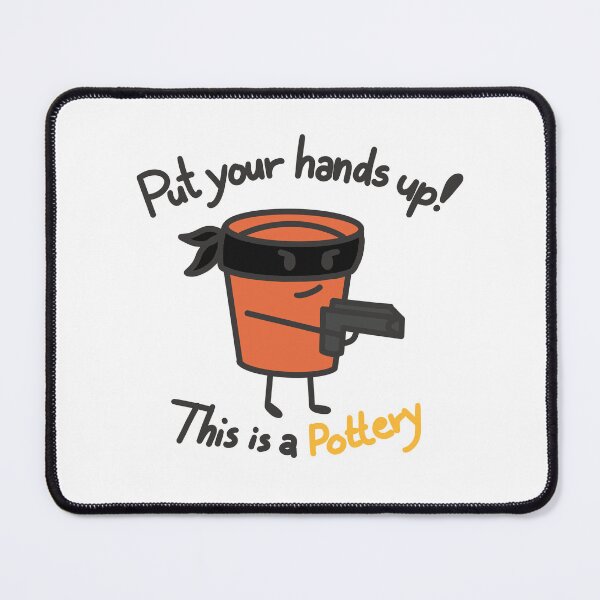 Item preview, Cute little this is a pottery pot design designed and sold by moonbean-art.