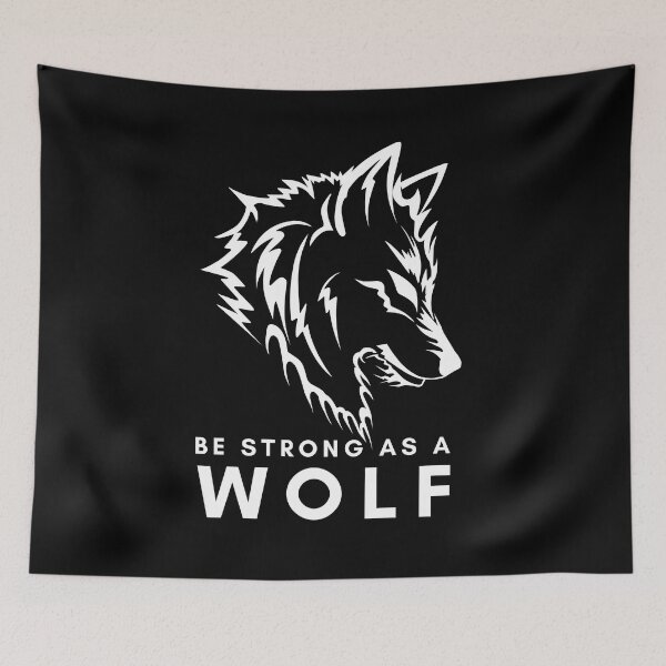 Item preview, Be Strong As A Wolf  2 designed and sold by LaziniArts.