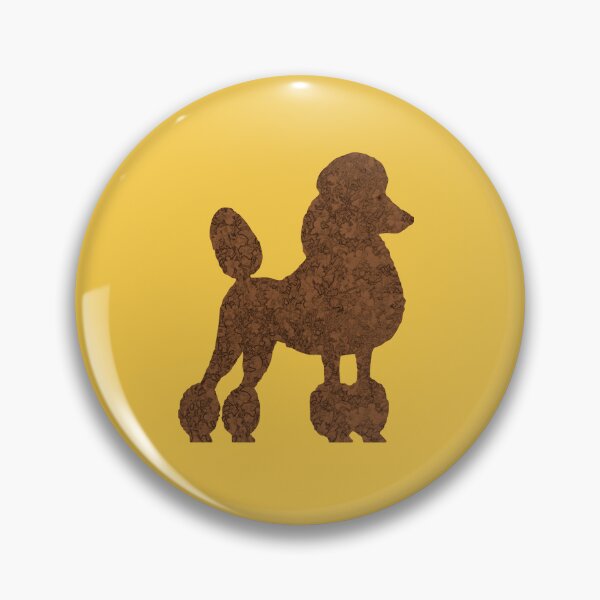 Item preview, Brown petal poodle designed and sold by ThePoodleandCo.