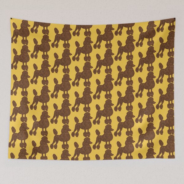 Item preview, Brown petal poodle designed and sold by ThePoodleandCo.