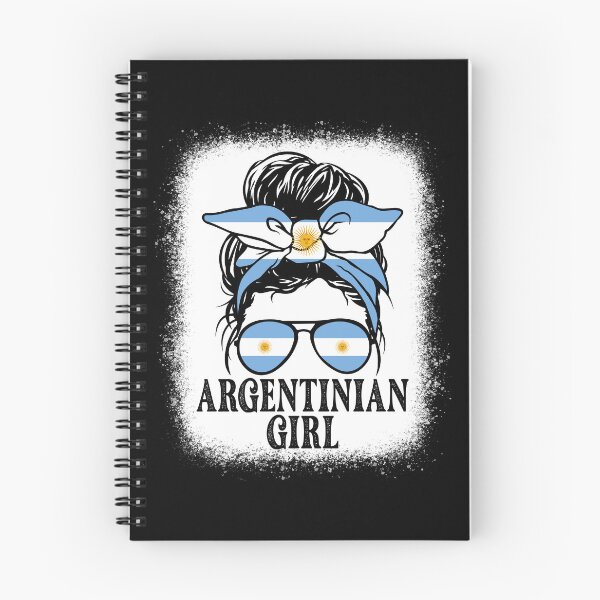 Item preview, Argentinian Girl Messy Bun From Argentina Funny Great Present Tees designed and sold by biigshow.