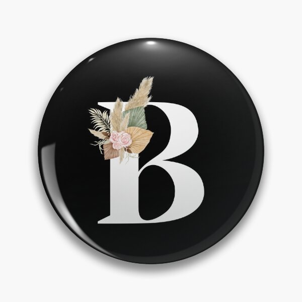 Item preview, letter b floral designed and sold by LU NA.
