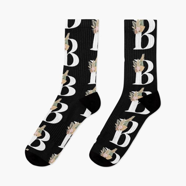 Item preview, letter b floral designed and sold by LU NA.