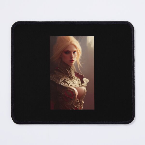 Item preview, Sexy Blonde Vampire Warrior Intricate Corset Dress Seductress Artwork  Classic T-Shirt designed and sold by JimHardman.