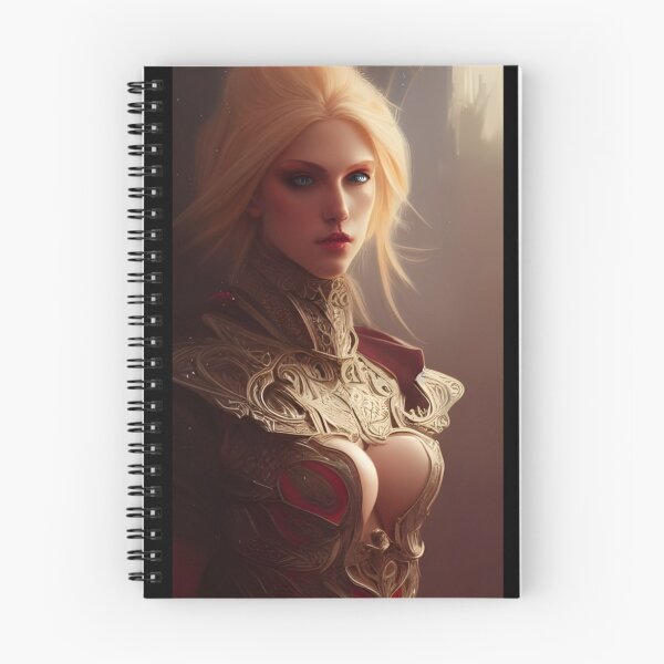 Item preview, Sexy Blonde Vampire Warrior Intricate Corset Dress Seductress Artwork  Classic T-Shirt designed and sold by JimHardman.